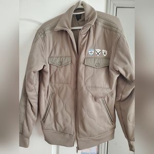 Men's adidas originals size L quilted lined military style tracktop. Rare.